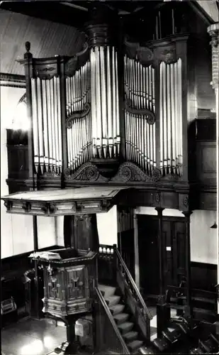 Ak Elspeet Gelderland, Interieur Ned. Herv. Kerk, Orgel