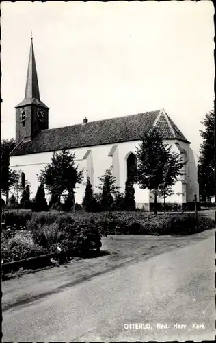 Ak Otterlo Gelderland, Ned. Herv. Kerk