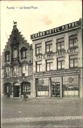 Postkarte Veurne Veurne Westflandern, La Grand Place