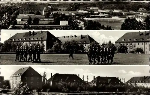 Ak Itzehoe Holstein, Soldaten, Hanseaten Kaserne