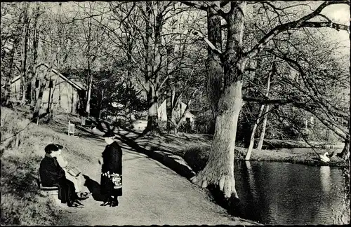 Ak Itzehoe in Holstein, Stadtpark, Partie am Wasser