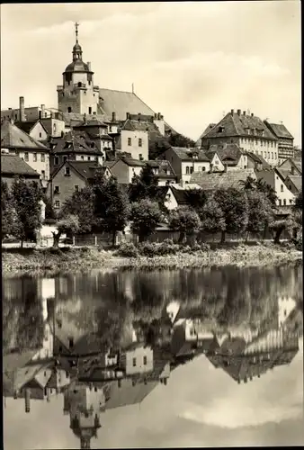 Ak Ronneburg in Thüringen, Teilansicht, Kirche