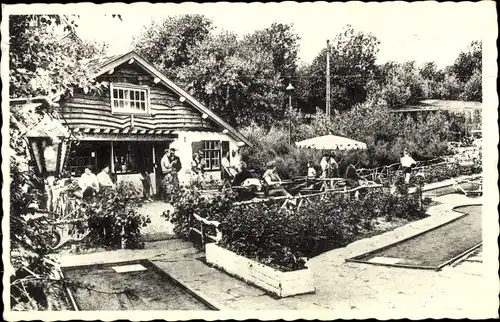 Ak Koksijde Coxyde sur Mer Westflandern, Minigolfbahn