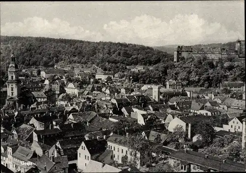 Ak Greiz im Vogtland, Totalansicht