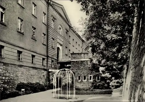 Ak Erfurt in Thüringen, Internationale Gartenbauausstellung iga, Burggarten