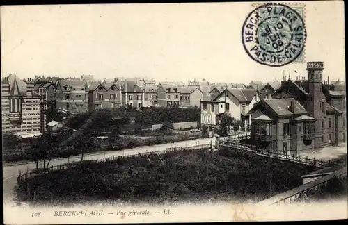 Ak Berck Plage Pas de Calais, Gesamtansicht