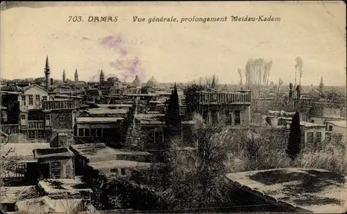 Ak Damaskus Damaskus Syrien, Gesamtansicht, Meidau-Kadem-Erweiterung