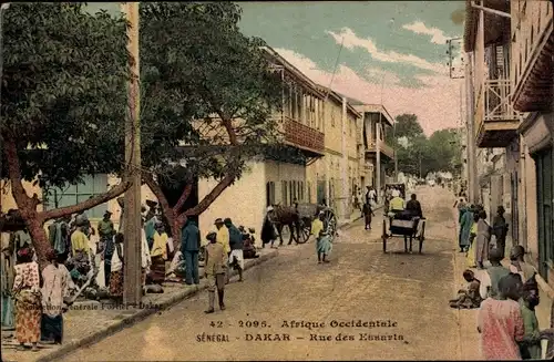 Ak Dakar Senegal, Rue des Essarts, Westafrika