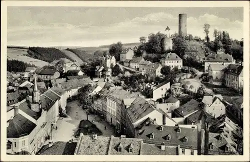 Ak Bad Lobenstein in Thüringen, Blick über den Ort