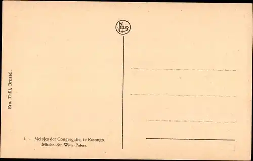 Ak Mission in Afrika, Nonnen, Afrikaner, Gruppenbild