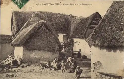 Ak Cayeux sur Mer Somme, Rue du Commerce