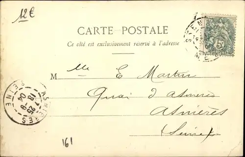 Ak Inor Meuse, Rathaus, Kirche