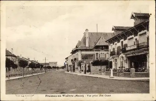 Ak Fresnes en Woevre Meuse, Straßenpartie