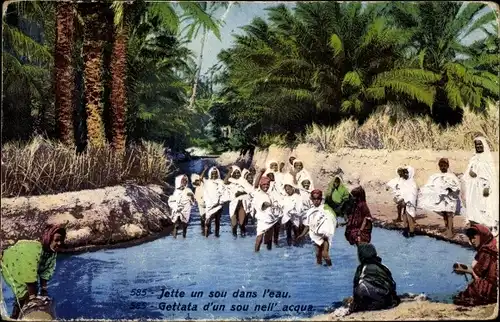 Ak Wirf einen Penny ins Wasser, Gettata a penny nell'acqua