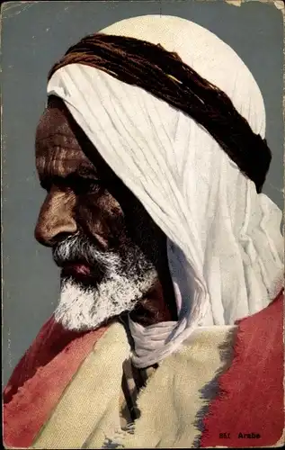Ak Araber, Maghreb, Portrait, Kopftuch