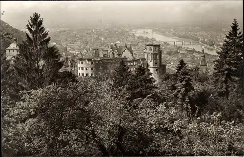 Ak Heidelberg am Neckar, Schloss, Panorama