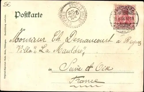 Ak Friedberg in Hessen, Burg