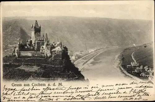 Ak Cochem an der Mosel, Burg Cochem