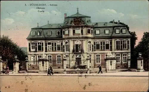 Ak Düsseldorf am Rhein, Schloss