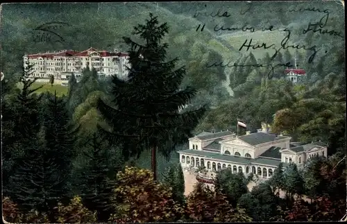 Ak Bad Harzburg im Harz, Kurhaus, Aktienhotel