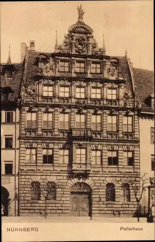 Ak Nürnberg in Mittelfranken, Pellerhaus