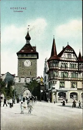 Ak Konstanz am Bodensee, Schnetztor, Zigarrenladen L. Klingler