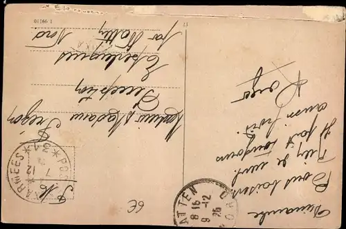 Ak Worms am Rhein, Lutherbaum, Straßenansicht