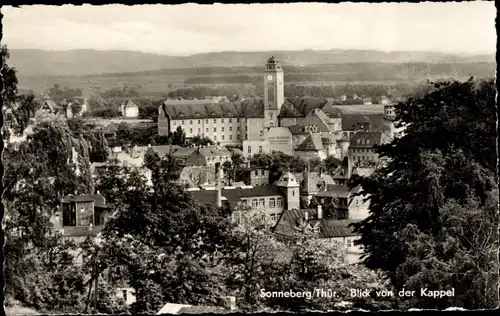 Ak Sonneberg in Thüringen, Blick von der Kappel