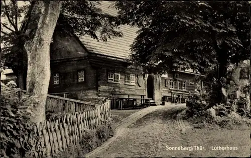 Ak Sonneberg in Thüringen, Lutherhaus
