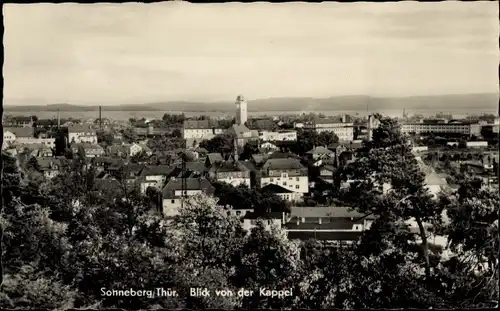 Ak Sonneberg in Thüringen, Blick von der Kappel