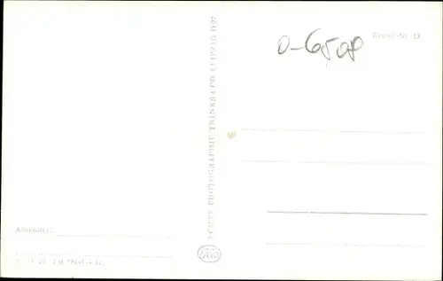 Ak Weida in Thüringen, Ruine der Wiedenkirche