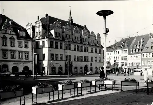 Ak Naumburg an der Saale, Straßenpartie