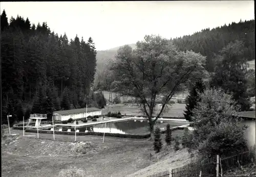 Ak Lauscha in Thüringen, Freibad