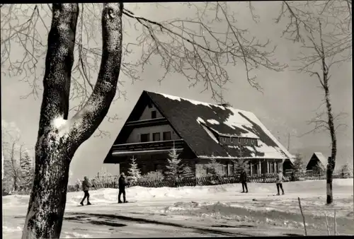 Ak Friedrichroda im Thüringer Wald, Heuberghaus, Winter