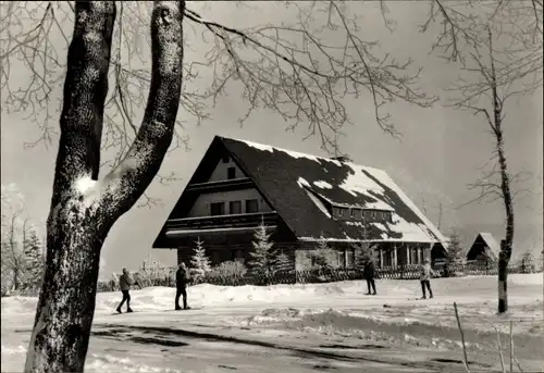 Ak Friedrichroda im Thüringer Wald, Heuberghaus, Winter