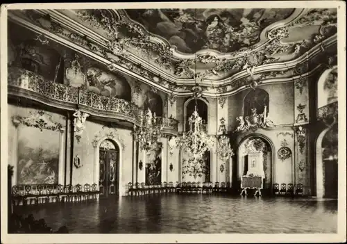 Ak Rudolstadt in Thüringen, Heidecksburg Museum, Großer Festsaal