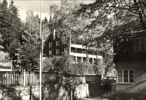 Ak Meura Thüringen, Kinderkurheim, Brücke