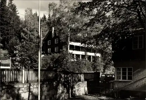 Ak Meura Thüringen, Kinderkurheim, Brücke