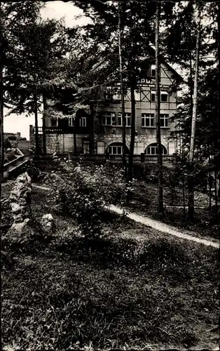 Ak Klettbach in Thüringen, Berggaststätte Stiefelburg, Pensionshaus