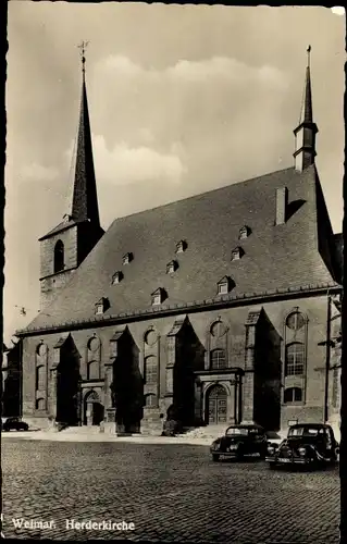 Ak Weimar in Thüringen, Herderkirche