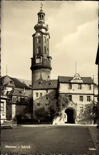 Ak Weimar in Thüringen, Schloss
