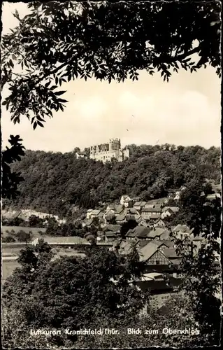 Ak Kranichfeld im Mittleren Ilmtal Thüringen, Teilansicht, Oberschloss