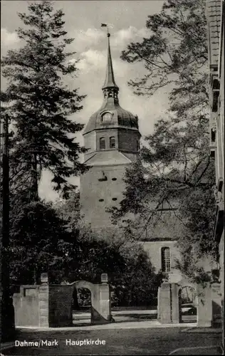 Ak Dahme in der Mark, Hauptkirche