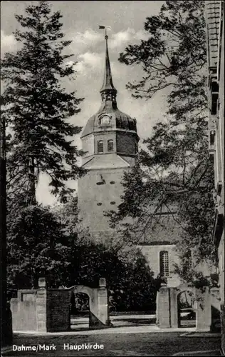 Ak Dahme in der Mark, Hauptkirche