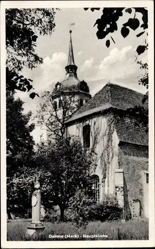 Ak Dahme in der Mark, Hauptkirche