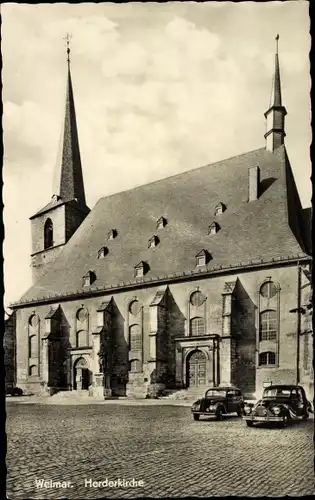 Ak Weimar in Thüringen, Herderkirche