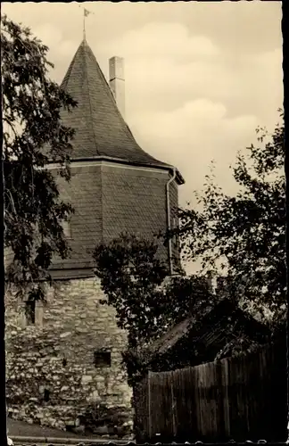 Ak Waltershausen in Thüringen, Töpferturm