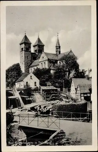 Ak Bad Klosterlausnitz in Thüringen, Kirche, Teilansicht