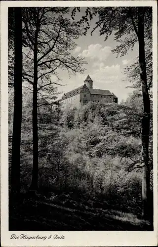 Ak Haynsburg Wetterzeube Burgenlandkreis, Schloss