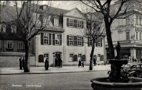 Ak Weimar in Thüringen, Schillerhaus